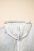 Floral Applique Patchwork V Neck Waffle Knit Drop Shoulder Long Sleeve Top